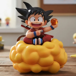 Boneco Goku Nuvem Dragon Ball Z Miniatura Brinquedo